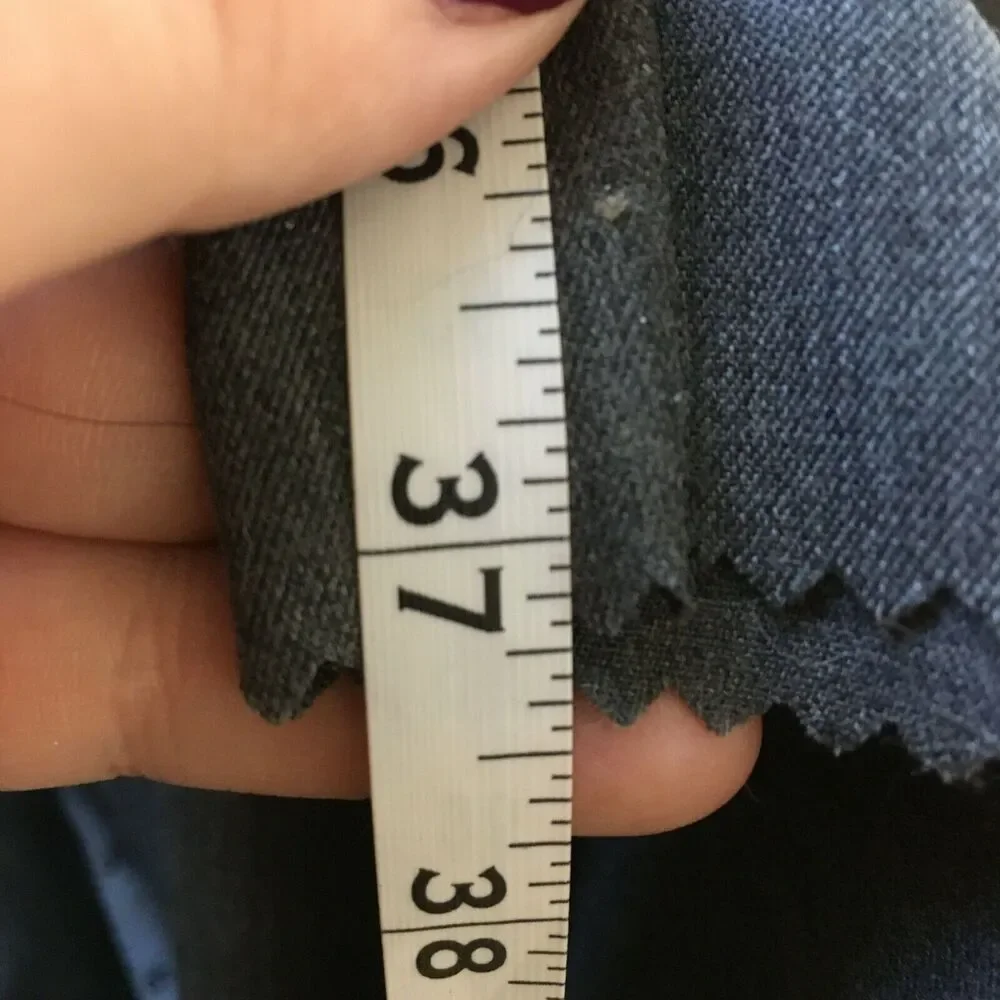 NWT Austin Reed Pants Mens‎ Sz 44 Gray Super 100s Wool Trouser Dress *Unhemmed